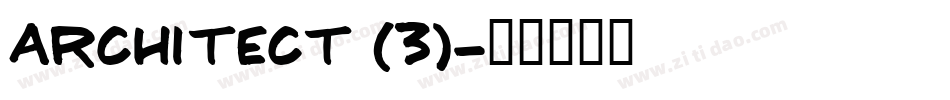 Architect (3)字体转换